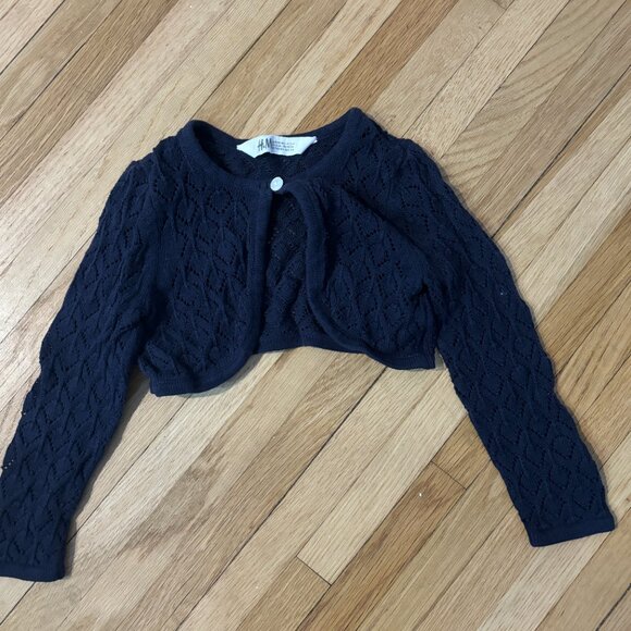 Navy Blue Dress and Cardigan Set H&M - Picture 2 of 4